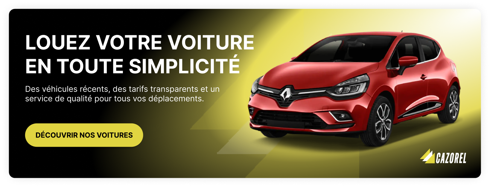 Louez votre voiture en toute simplicité — Cazorel