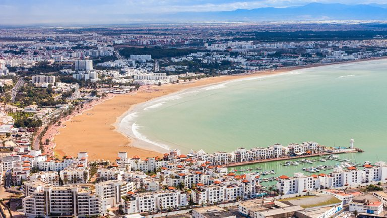 La Plage d'Agadir : 9 km de sable sans interruption